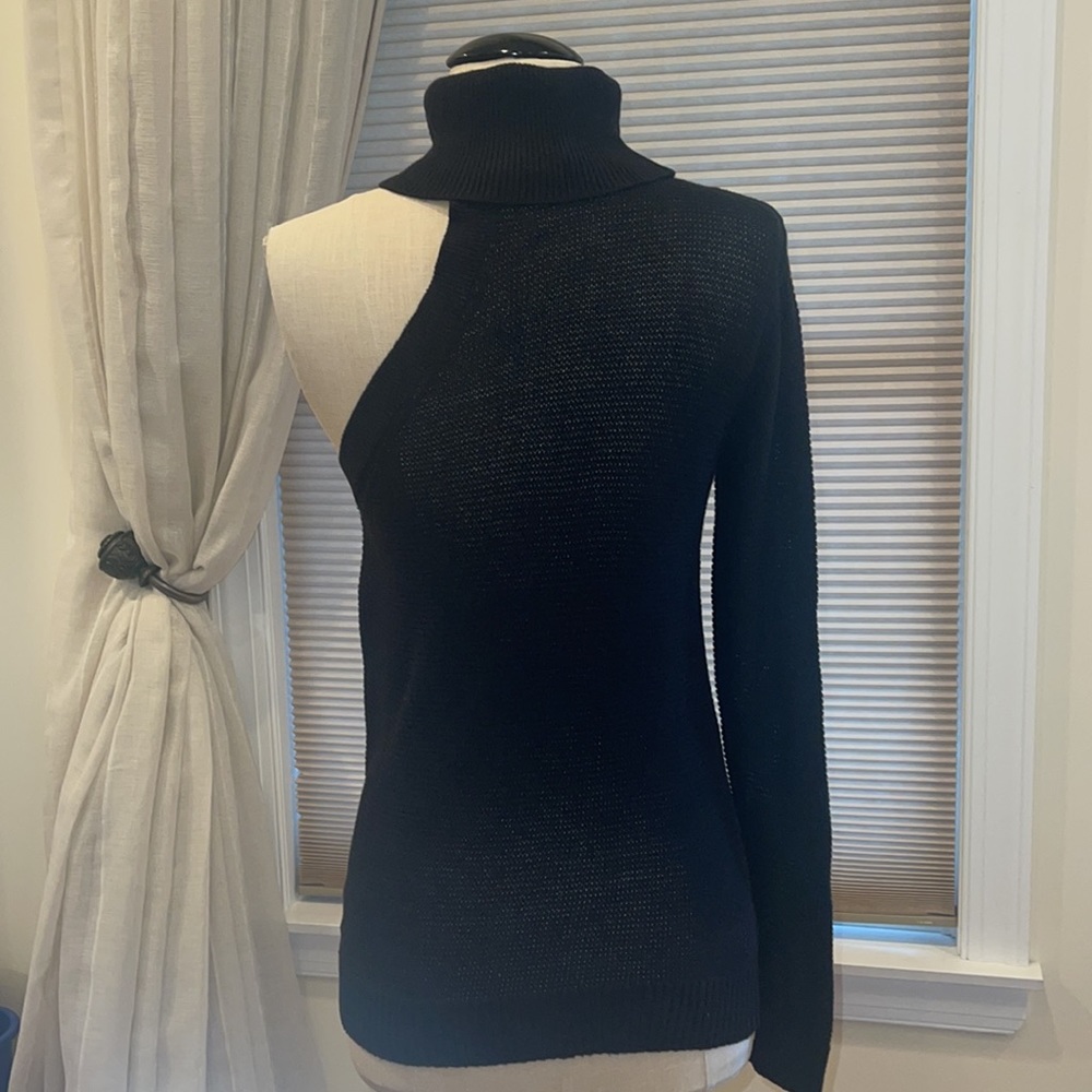 Bcbgeneration One Shoulder Turtleneck Sweater - image 6